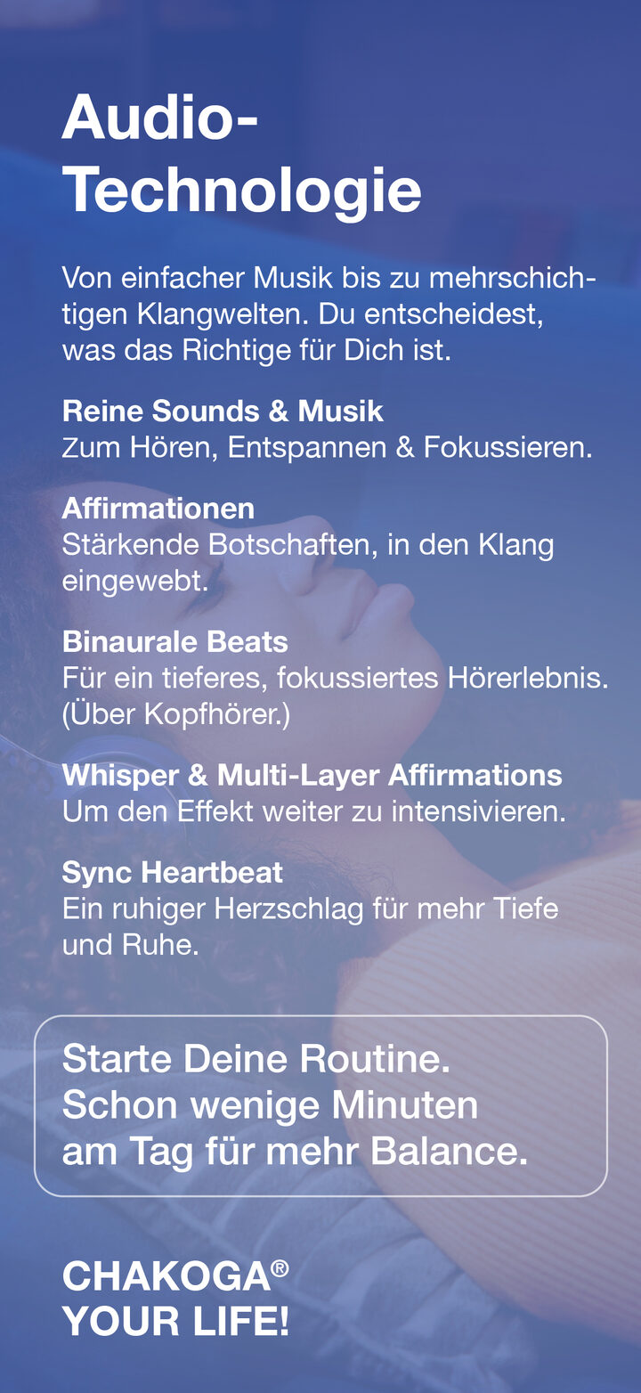CHAKOGA App — Audio-Technologie