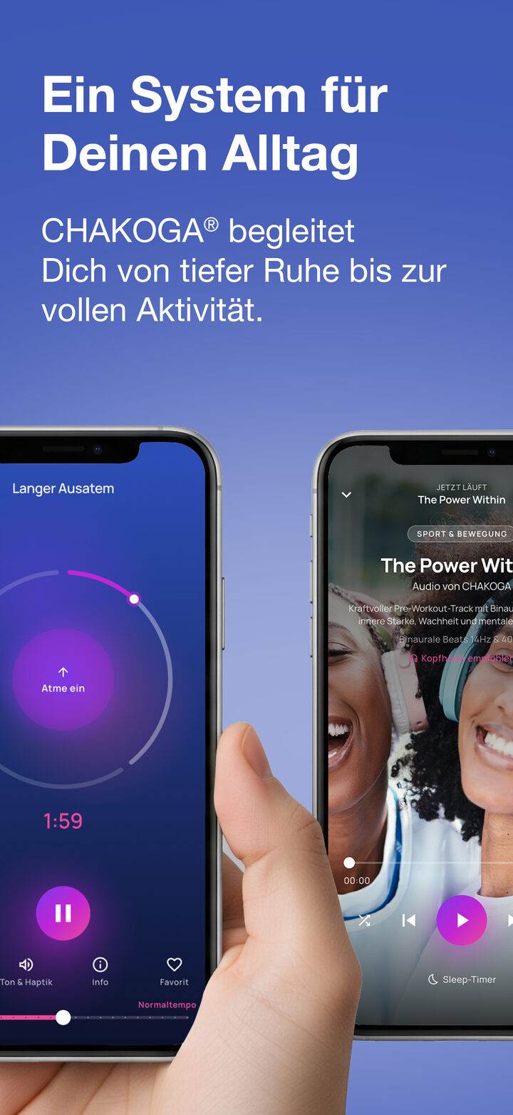 CHAKOGA App — Ein System für Deinen Alltag