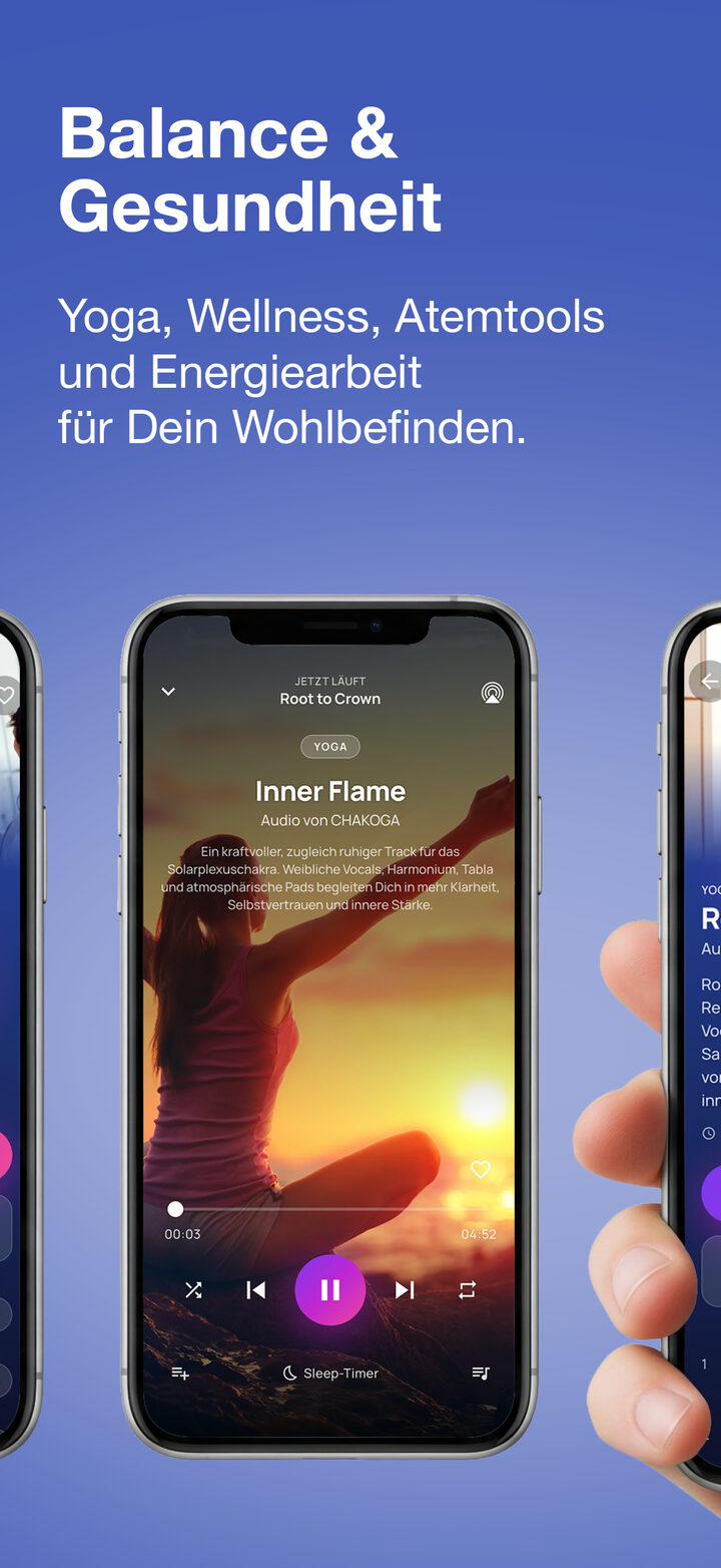 CHAKOGA App — Balance & Gesundheit